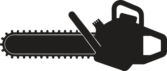  Chainsaw silhouette vector ,tree cutter silhouette , Chain saw machine silhouette