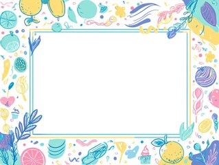 fantasy pastel invitation template