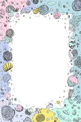 fantasy pastel invitation template