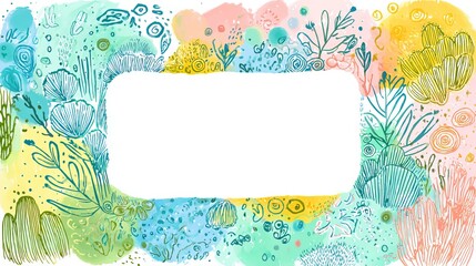 fantasy pastel invitation template