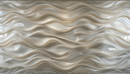 Harmonious waves of serenity in this mesmerizing wall pattern with elegant curves and soft diffused