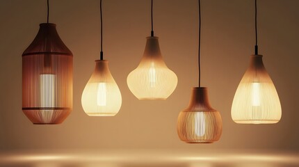 Illuminated glass lightbulbs symbolize creative energy and innovative electrical concepts, glowing brightly against wall and wooden backgrounds