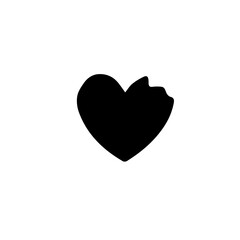 Romantic Love Vector Illustration of Heart, Couple and Valentine Element