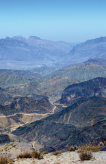 Fototapeta premium Arabian Black Mountains