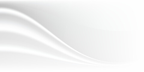 White gray satin texture that is white silver fabric silk panorama background with beautiful soft blur pattern natural.