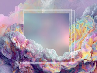 fantastic colorful invitation template 