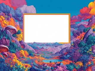 fantastic colorful invitation template 