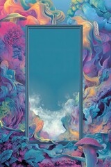 fantastic colorful invitation template 