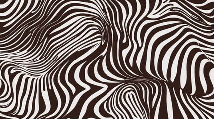 Realistic and detailed animal print texture, capturing the distinctive and natural stripes of a zebra.