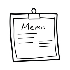 Notice board pinned with scheduled meeting memo Vector illustration