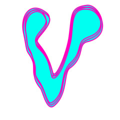 Font and number wave