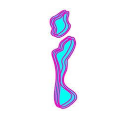 Font and number wave