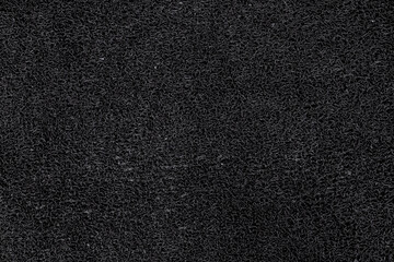Black Rubber Mat Rough Textured Background Surface