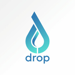 Logo design graphic concept creative premium vector stock image top sell initial IJ font line water drop ribbon art pure drink service aqua app tech