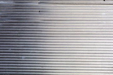 Horizontal Corrugated Metal Sheet Texture