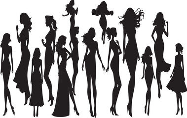 man and woman icon set collection 