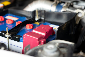 Car battery a check and the battery