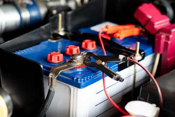 Car battery a check and the battery