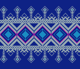 Illustration for Textile Vector Design Pattern