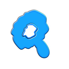 Font and number cloud