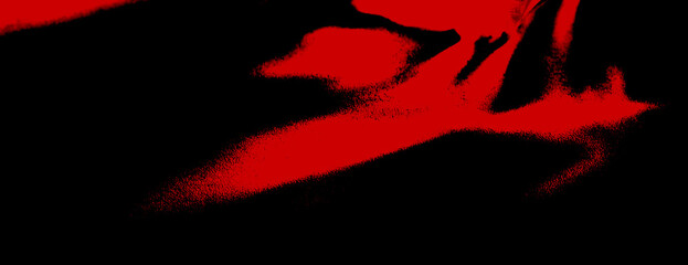 Red background with black spots , lines, grains, noice, splash