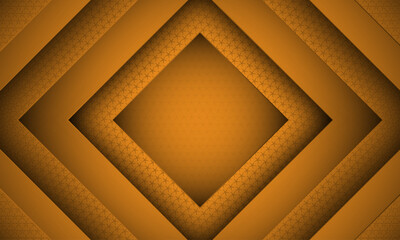 Abstract background with square shapes and pattern | Modern creative elegant background template for banner, flyer, card, presentation, corporate, decoration, greeting, packaging, with orange color