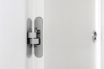 Recessed door hingle