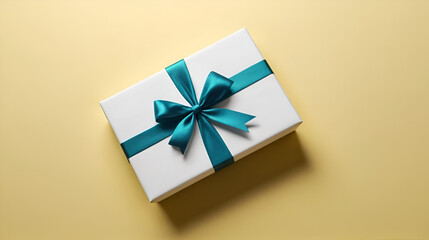 a partially opened gift for you