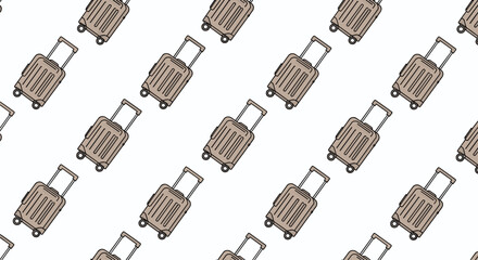 Obraz premium Rolling Luggage and Vacation Ideas: Everything you Need to Know to Make Travel Easy