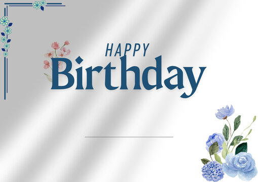 Happy Birthday writing for congratulatory cards

