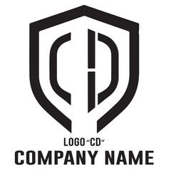Elegant CD Monogram Logo Design in Vector Format
