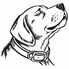 Cute Dog with Closed Eyes Icon