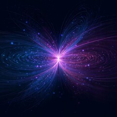 Fototapeta premium Abstract Representation Elegant Abstract Design with Colorful Swirls and Light Effects