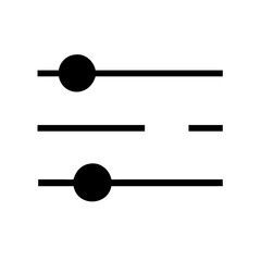 Settings with x icon vector illustration