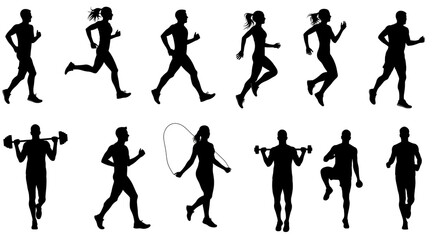 Gen Z Street Style Silhouette Set – Dancing, Music, Skateboarding

Pet Owner Silhouettes – Dog Walking, Playing, Feeding, Cat Lover Poses

Eco Lifestyle Silhouettes – Plant Holding, Bicycle, Sustainab