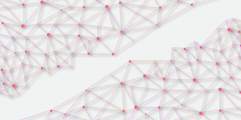 Abstract elegant background gray line texture. Polygonal Mesh Background Vector design digital technology concept Global network connection data structure. data concept, wallpaper. vector illustration © Azadur