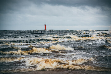 lighthouse on the coast
