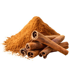 Cinnamon Sticks and Ground Cinnamon Powder Spice Blend