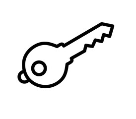 key ion vector with line design