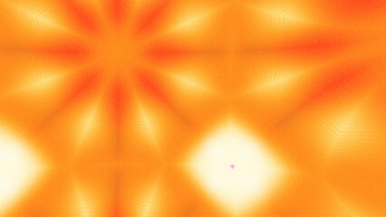 Obraz premium Abstract Radiant Burst with Soft Grain Texture, Symmetrical Glow Pattern in Psychedelic Style, Radiating Circular Abstract with Subtle Noise, Kaleidoscopic Starburst with Gradient Flow