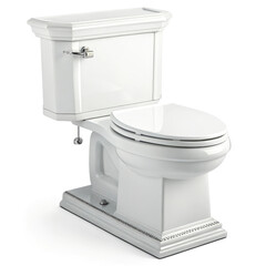 toilet bowl isolated on white