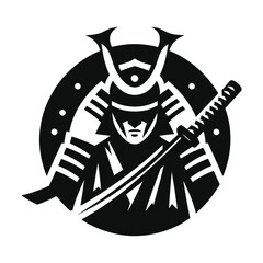Obraz premium vector illustration of a samurai