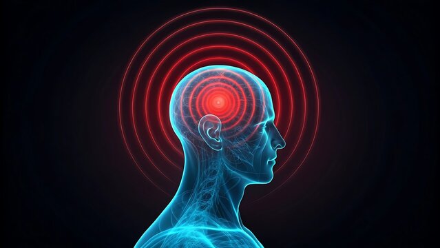 Headache pain brain inflammation migraine medical condition