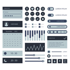 UI customization icons set for apps, tools, and interface controls