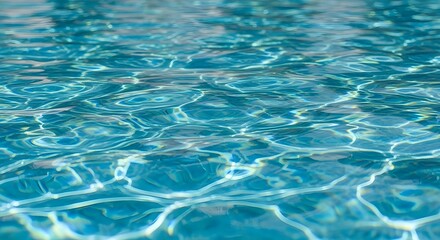 Crystal Clear Swimming Pool texture water shine pool Scene – AI Generated Image