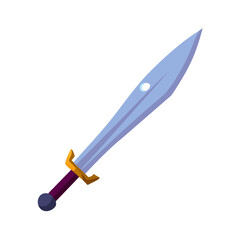 vector illustration of a sword