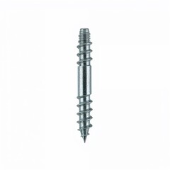 Self-tapping screw on white background for hardware supplies concept