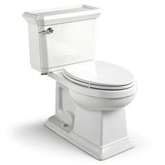 toilet bowl isolated on white