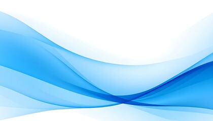Fototapeta premium Blue Abstract Wave Background. (2)