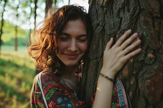 Waldbaden und das Umarmen von B&auml;umen f&ouml;rdert den Stressabbau und beugt Depressionen vor